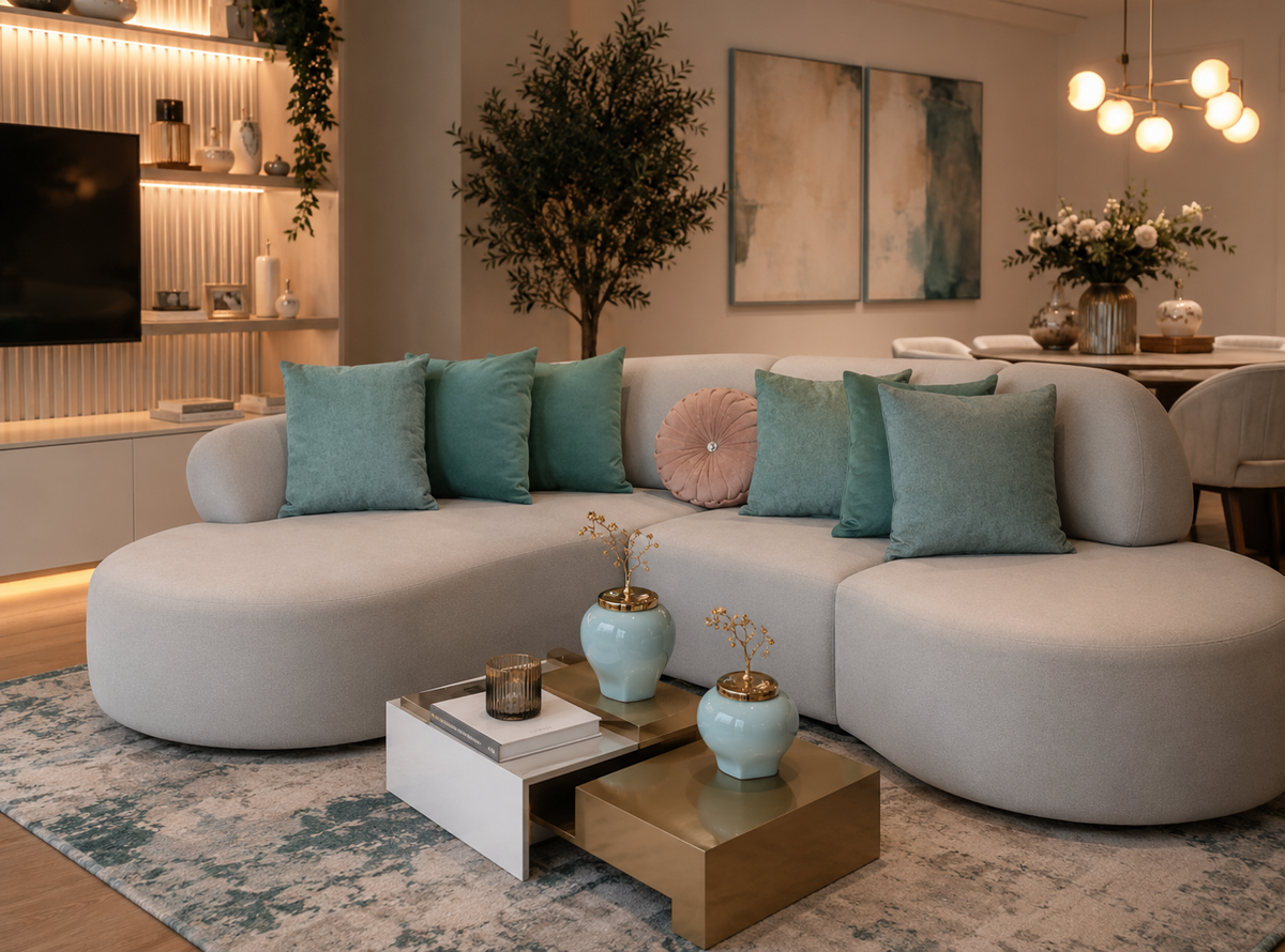Sala Orbita #2 - Confort, Diseño Contemporáneo y Versátil