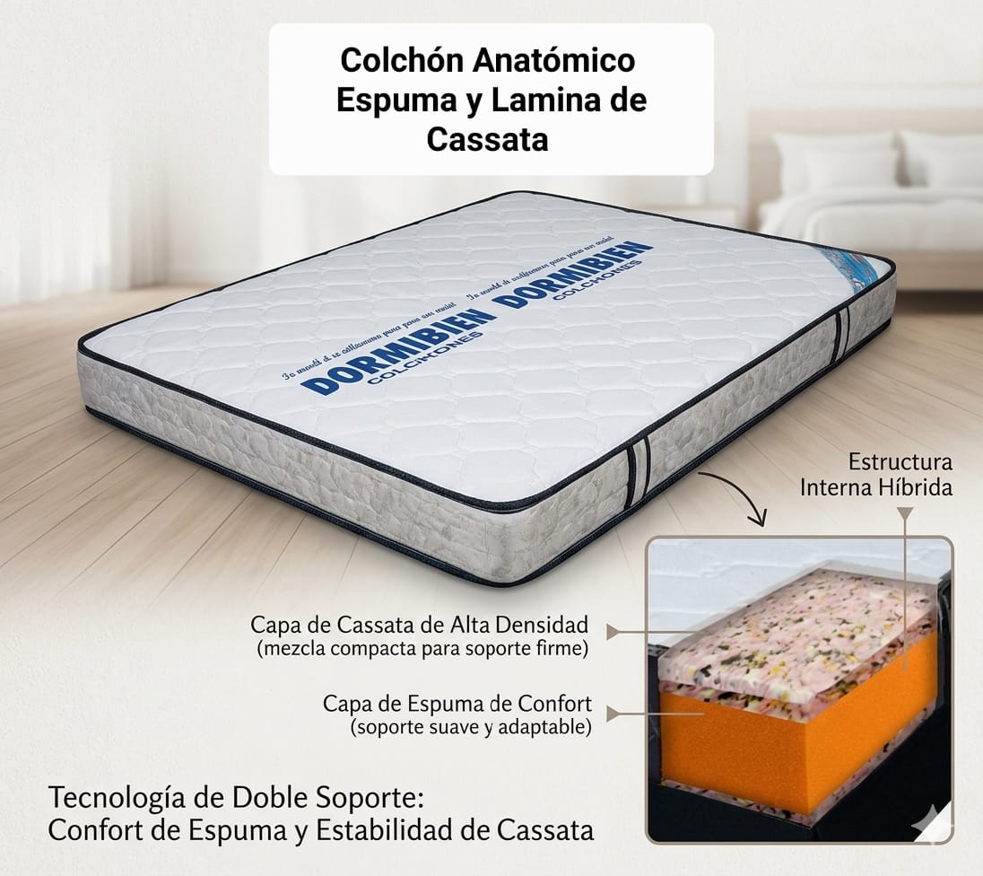 Colchón Anatómico – Ligero, Anatómico y Confortable