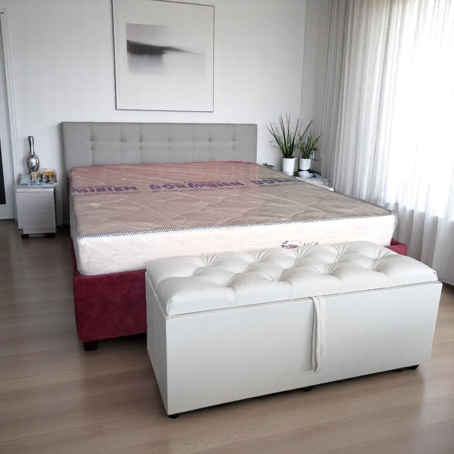 Colchón Espuma Semi Ortopédico – Confort Suave y Firmeza Moderada