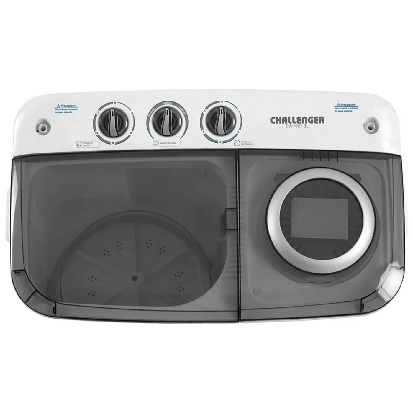 Lavadora CHALLENGER Semi Automática Carga Superior 7 Kilos CW4707 Blanca