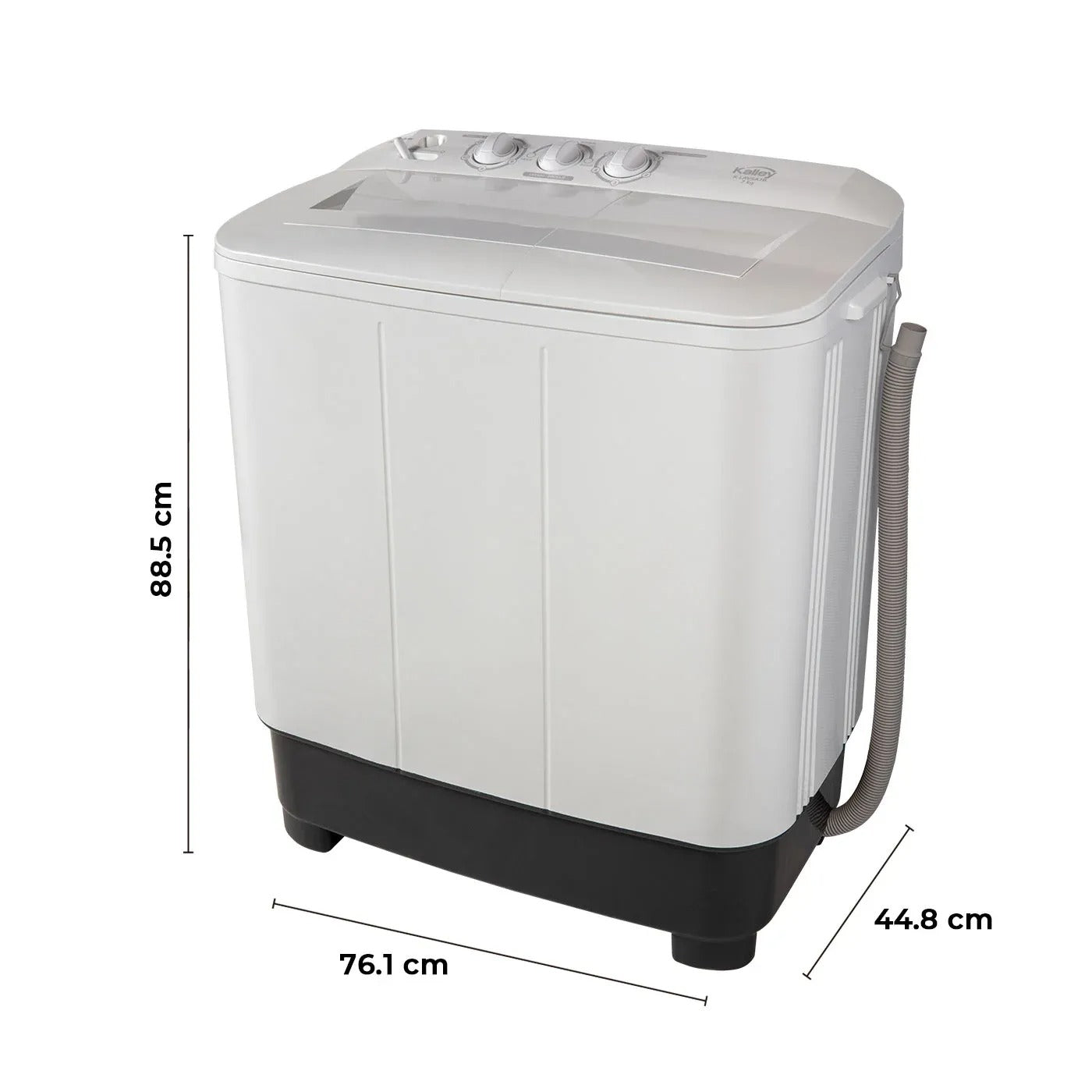 Lavadora KALLEY Semi Automática 7 Kilogramos K-LAVSA7B Blanco