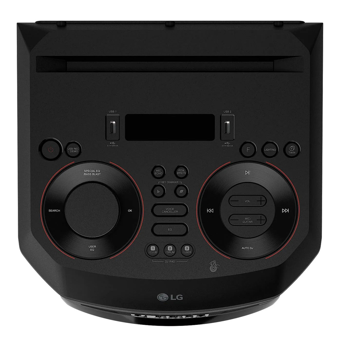 Minicomponente LG XBOOM RNC7 1000 Watts Negro Torre de Sonido