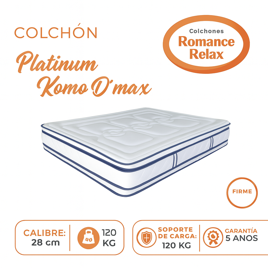 Colchón Platinum Komo DMax