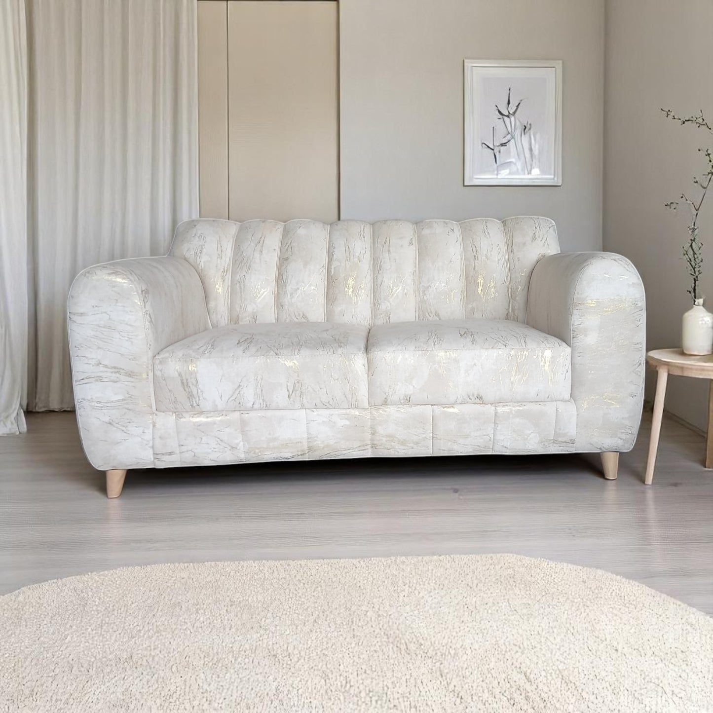Sofá Firenze Acanalado – Minimalismo Escandinavo y Máximo Confort