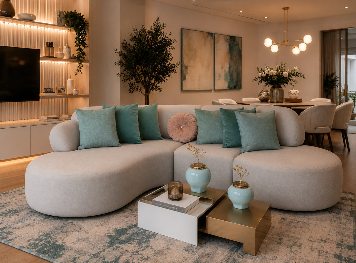 Sala Orbita #2 - Confort, Diseño Contemporáneo y Versátil