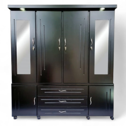 Armario Modular de 180 cm con Luces LED – El Toque de Lujo y Funcionalidad