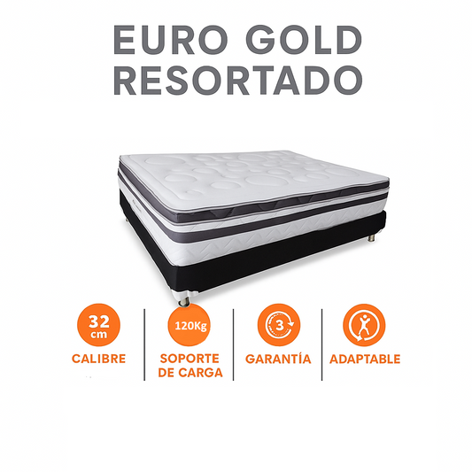Colchón Euro Gold Resortado