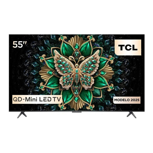 TV TCL 55" Pulgadas 139 cm 55C6K 4K-UHD QD-MINI LED Smart TV Google