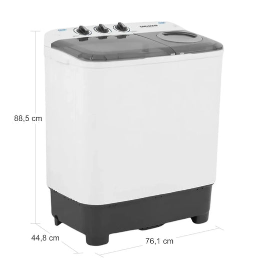 Lavadora CHALLENGER Semi Automática Carga Superior 7 Kilos CW4707 Blanca