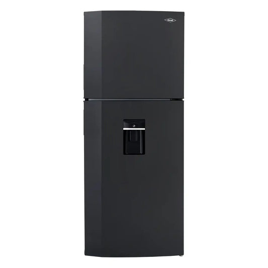 Nevera HACEB No frost Congelador Superior 391 litros N404 Manija Integrada Dispensador de Agua Gris Plomo