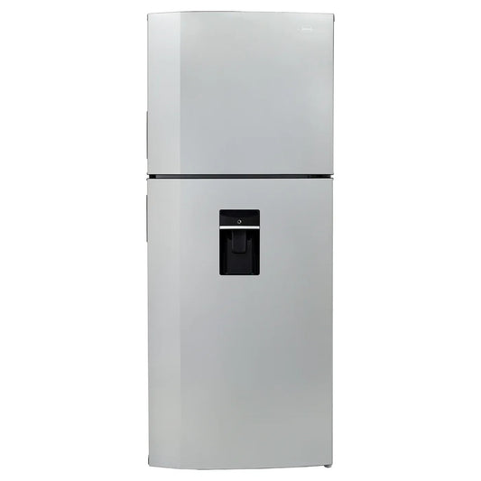 Nevera HACEB No frost Congelador Superior 391 litros N404 Manija Integrada Dispensador de Agua Inox
