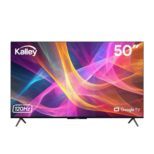 TV KALLEY 50" Pulgadas 126 cm 50GQ405 4K-UHD QLED Smart TV Google