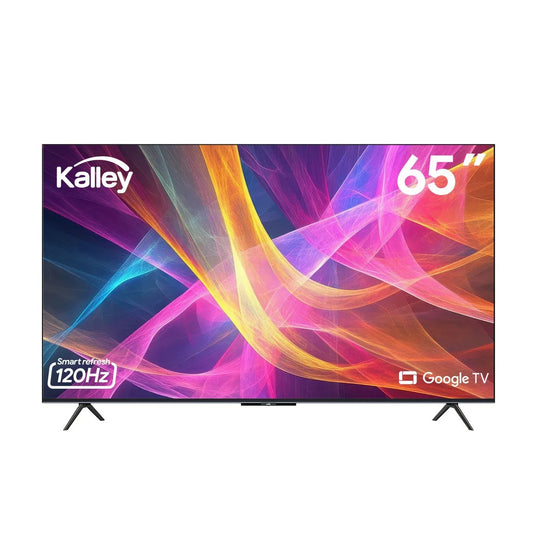 TV KALLEY 65" Pulgadas 164 cm 65GQ405 4K-UHD QLED Smart TV Google