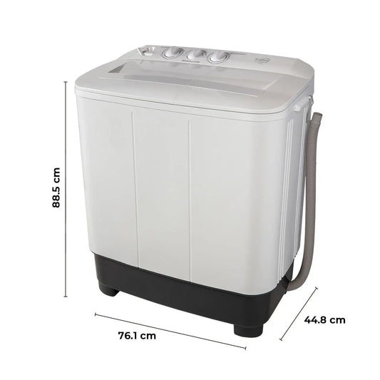 Lavadora KALLEY Semi Automática 7 Kilogramos K-LAVSA7B Blanco