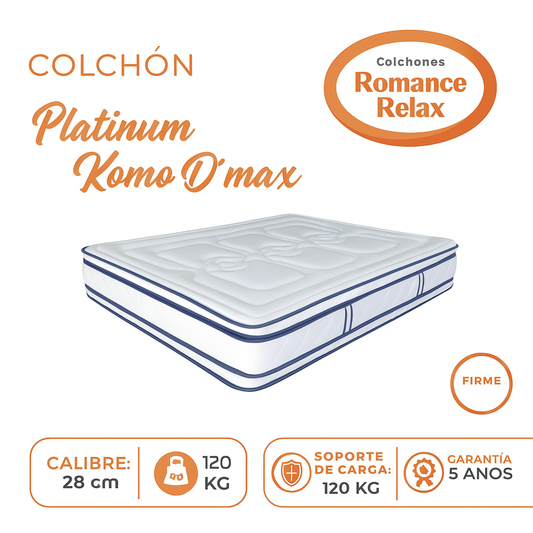 Colchón Platinum Komo DMax